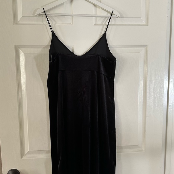 Like New Free People Velvet FP Intimately Maxi Slip Dress in Black - Picture 8 of 13